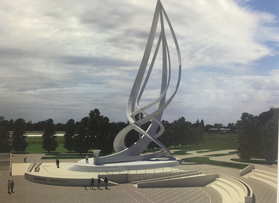 Стелла Фибоначчи Назарбаев Университет высота 43метра